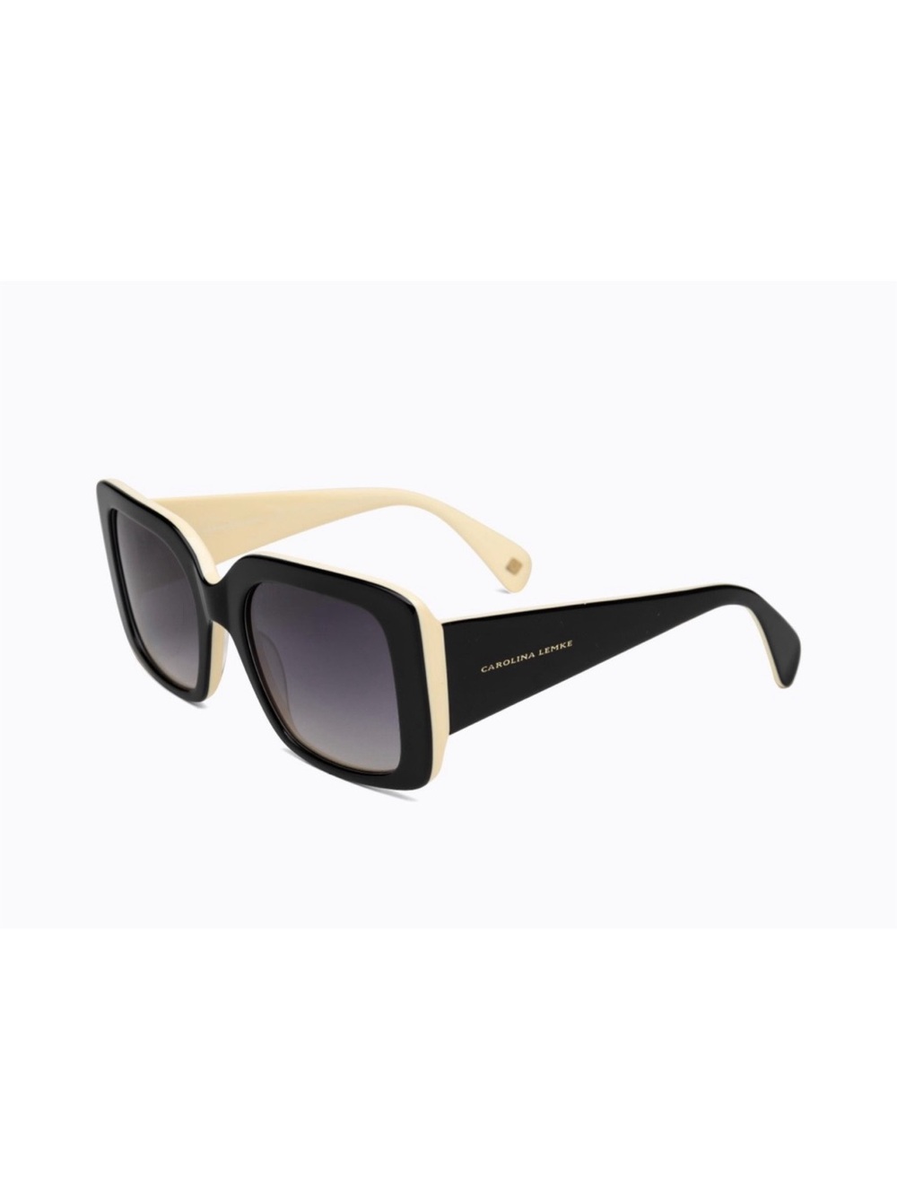 Carolina Lemke Sunglasses - Molly Black, Beige + Luxury Premium Case CL9044-02